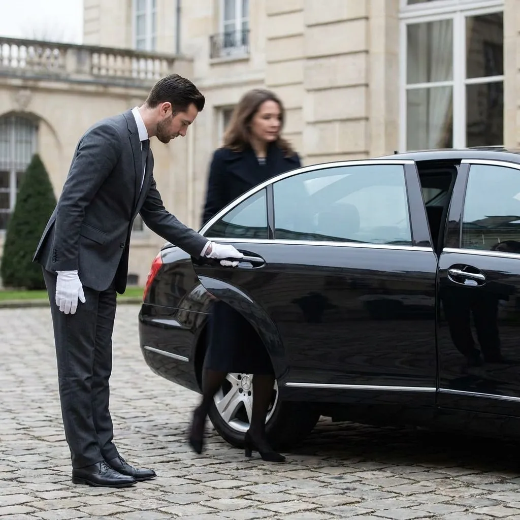 Mercedes S-Class for airport taxi Frankfurt