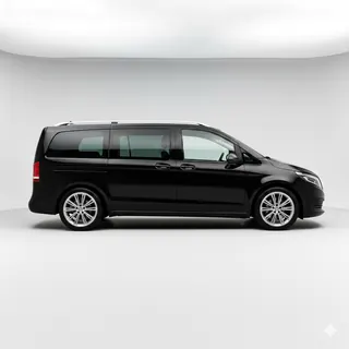 Mercedes V-Klasse van taxi for up to 8 passengers Frankfurt