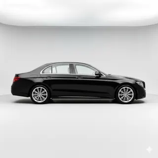 Mercedes E-Klasse business sedan taxi Frankfurt