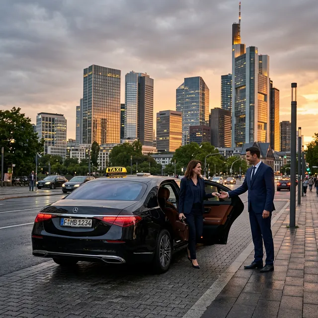 Flughafentransfer Frankfurt — Premium Mercedes-Flotte am Terminal